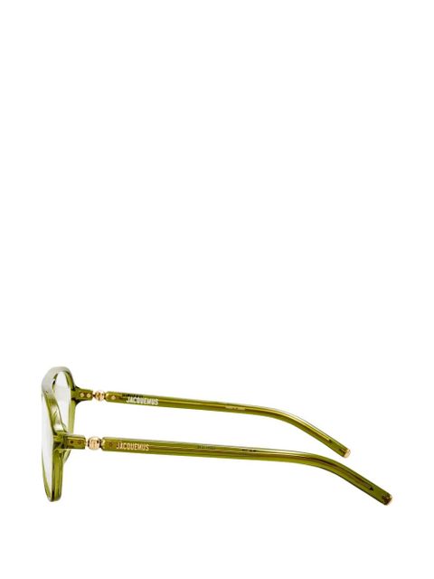 Jacquemus pilot frame glasses - Green