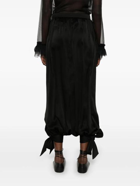Chloé georgette-crepe culottes - Black