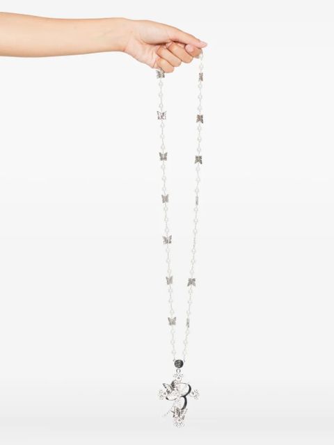 Blumarine butterfly embellishment necklaces - Silver - zdjęcie produktu nr 2