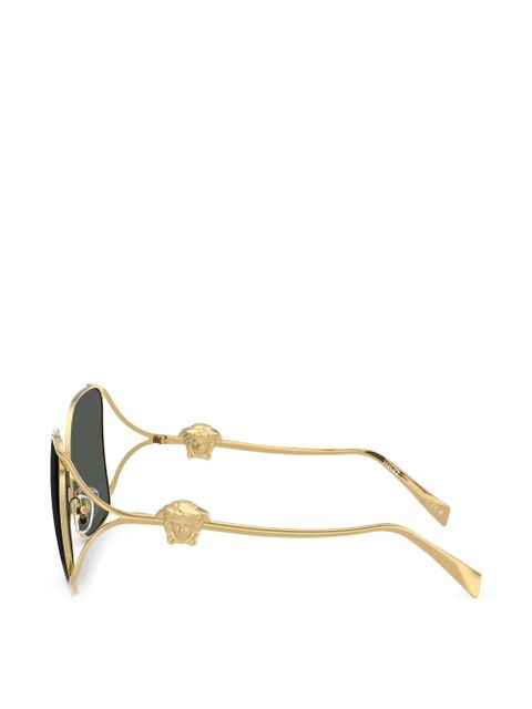 Versace Eyewear Medusa square-frame sunglasses - Gold
