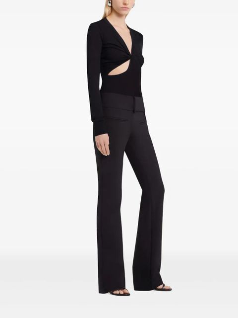 Courrèges twist-detailing shirt - Black - zdjęcie produktu nr 2