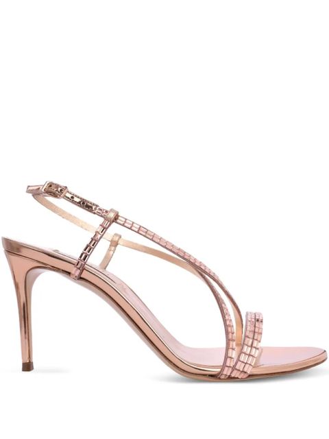 Casadei embellished criss-cross sandals - Pink - zdjęcie produktu nr 1