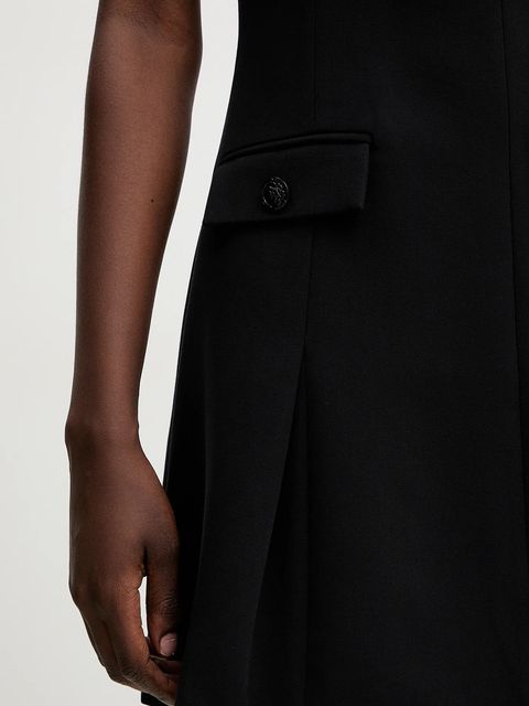 Guess sukienka JOANDRA kolor czarny mini rozkloszowana W5BK19 W2402