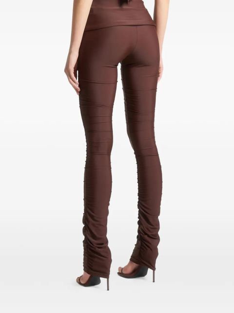 Manière De Voir ruched leggings - Brown - zdjęcie produktu nr 2