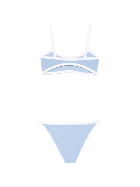Hunza G Tyler textured bikini - Blue - zdjęcie produktu nr 2