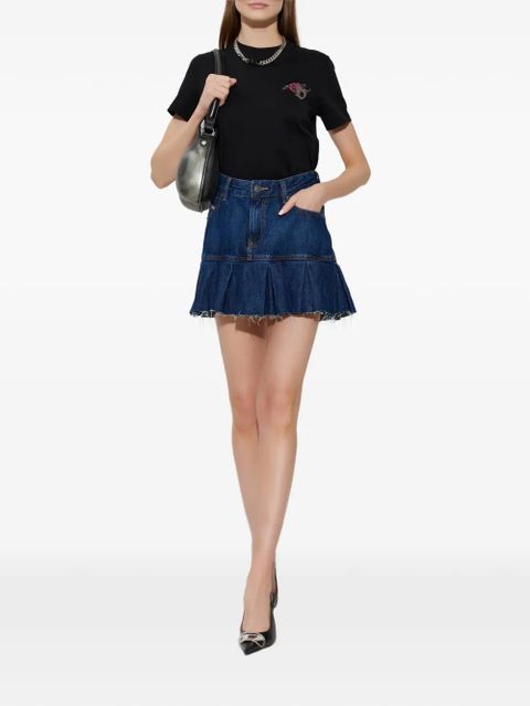 Diesel rose graphic T-shirt - Black - zdjęcie produktu nr 2