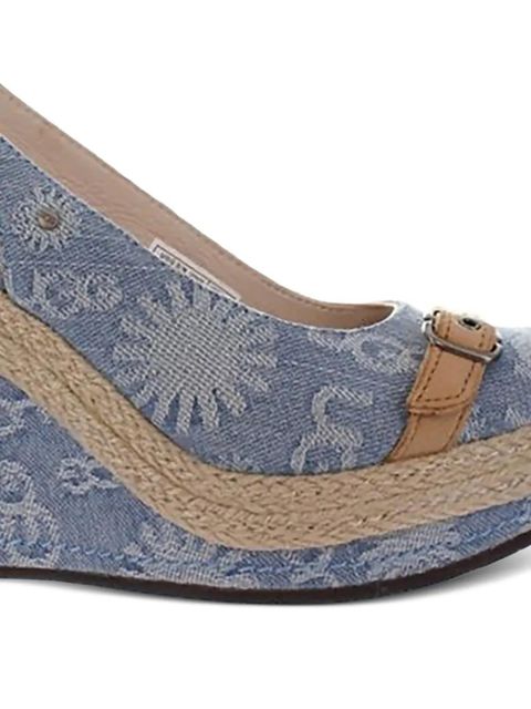 UGG Noella peep-toe wedge pumps - Blue