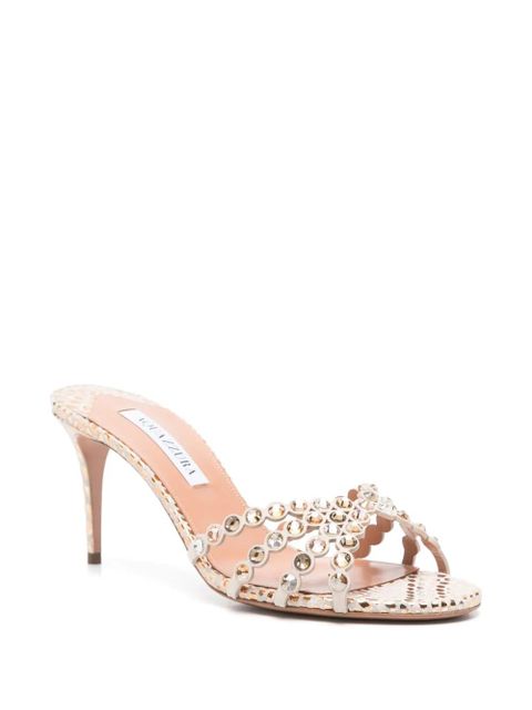 Aquazzura 75mm Tequila sandals - Gold