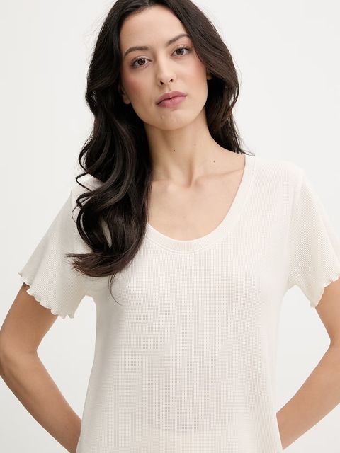 BOSS t-shirt piżamowy Cosy Waffle