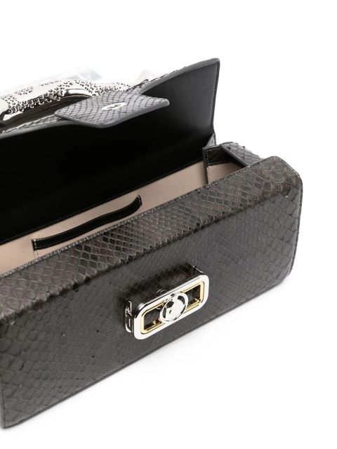 Lanvin snakeskin mini tote - Grey