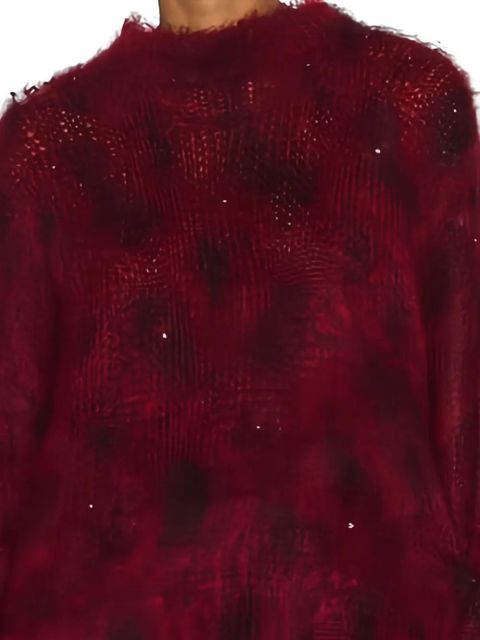 ISABEL MARANT Mickaella sequin-embellished pullover - Red