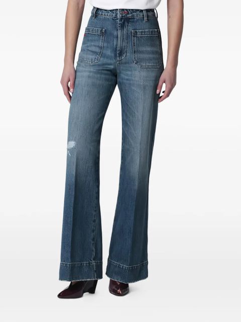 Victoria Beckham Alina patch pocket jeans - Blue - zdjęcie produktu nr 1