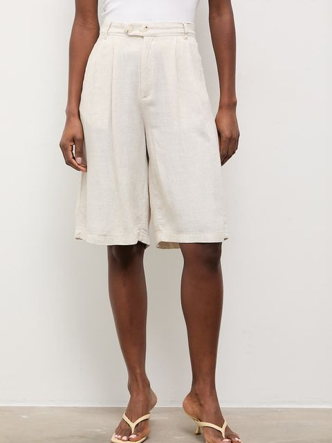 Answear.LAB szorty lniane