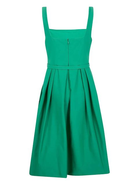 Lauren Ralph Lauren pleated belted dress - Green - zdjęcie produktu nr 2
