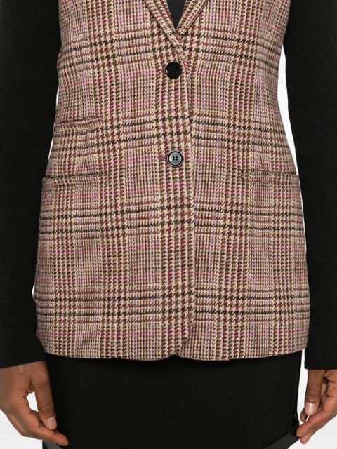 Coperni check-panel jacket - Brown