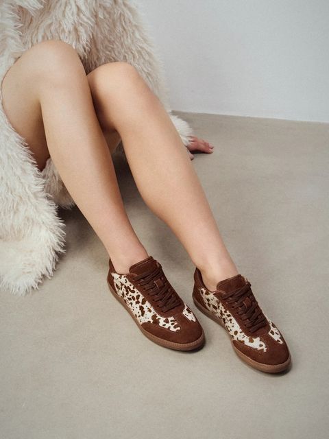 Medicine sneakersy zamszowe damskie kolor brązowy - zdjęcie produktu nr 1