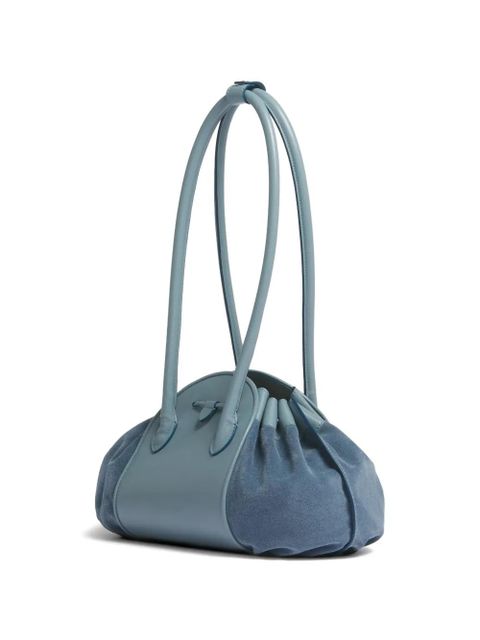Marni Tulipea drawstring top-handle shoulder bag - Blue
