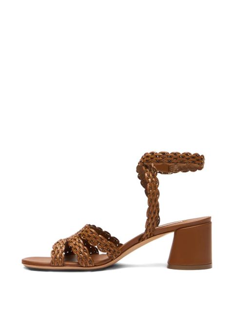 Casadei Avenida woven sandals - Brown