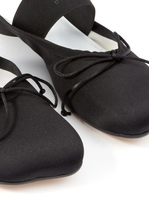 MM6 Maison Margiela anatomic-toe leather slippers - Black - zdjęcie produktu nr 2