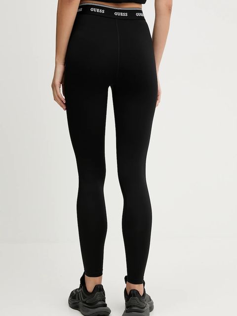 Guess legginsy ALBA damskie kolor czarny gładkie V5BB06 K1942
