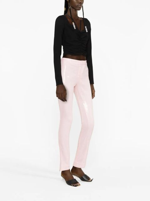 ROTATE BIRGER CHRISTENSEN sequin-embellished trousers - Pink