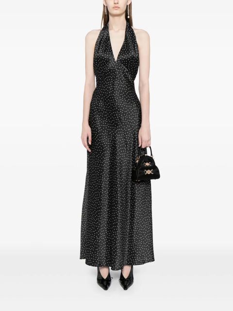 Reformation silk polka dot dress - Black - zdjęcie produktu nr 2