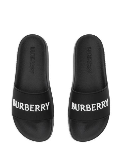 Burberry logo slides - Black