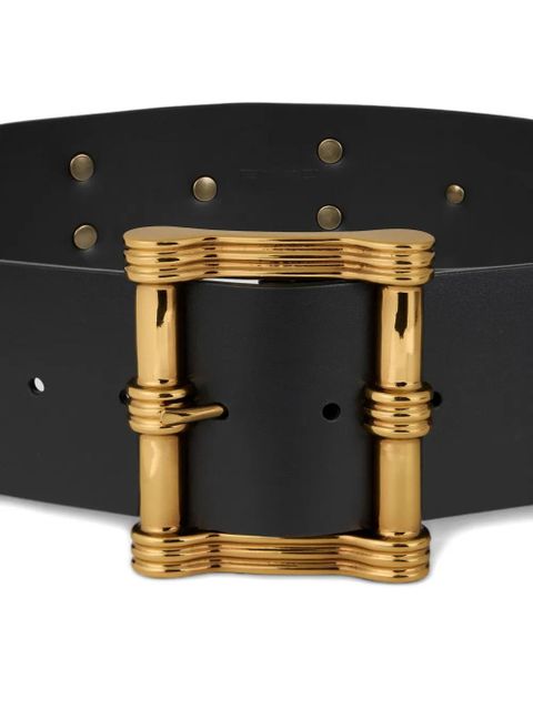 ETRO studded leather belt - Black