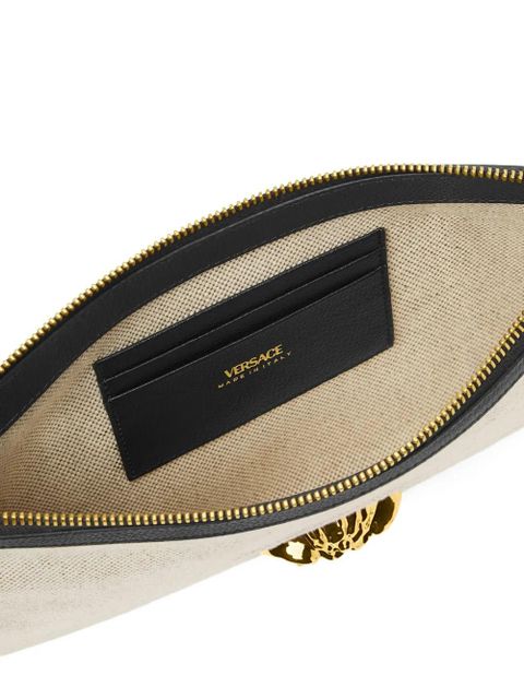 Versace La Medusa canvas pouch - Neutrals