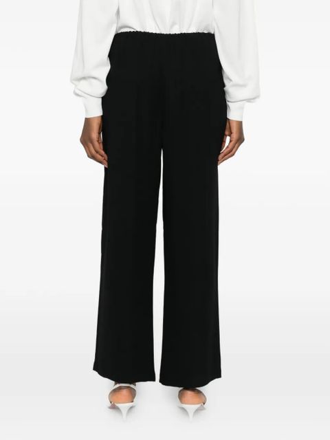 TOTEME elastic-waist trousers - Black