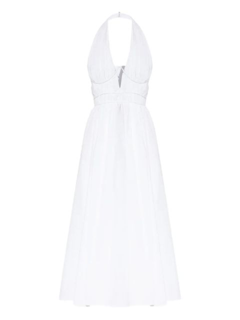 Cult Gaia corseted-waist midi dress - White - zdjęcie produktu nr 1