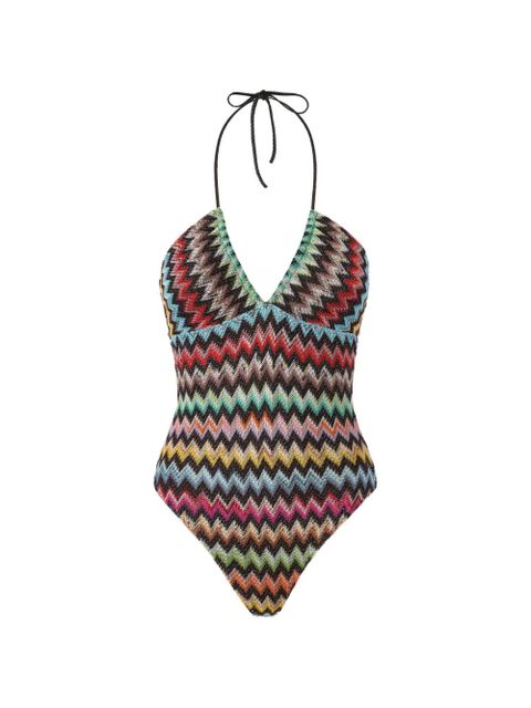 Missoni zigzag-pattern swimsuit - Black - zdjęcie produktu nr 1