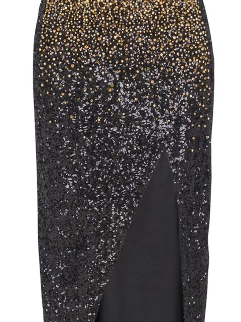 Balmain embroidered long dress - Black - zdjęcie produktu nr 2