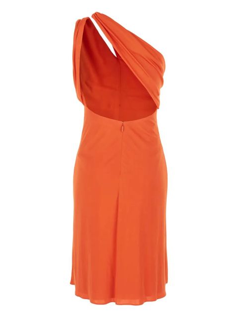 Versace one-shoulder draped midi dress - Orange - zdjęcie produktu nr 2