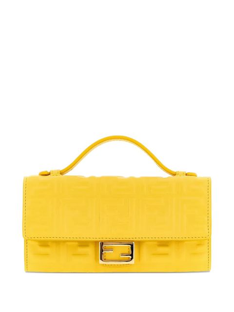 FENDI embossed handle chain wallet - Yellow - zdjęcie produktu nr 1