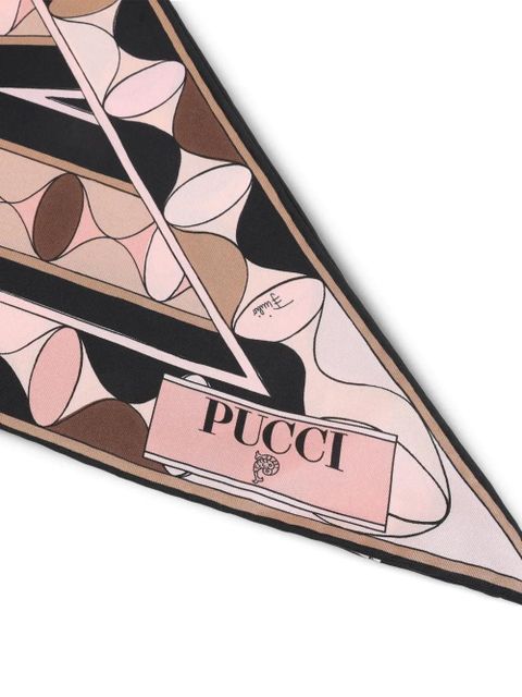 PUCCI printed silk scarf - Pink - zdjęcie produktu nr 2
