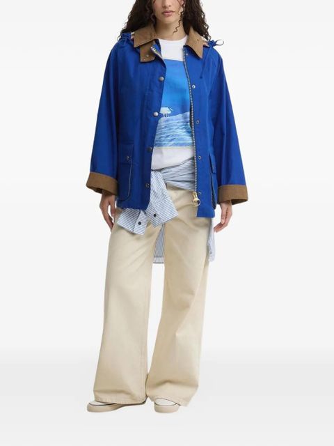 Barbour x Paul Smith hooded jacket - Blue - zdjęcie produktu nr 2