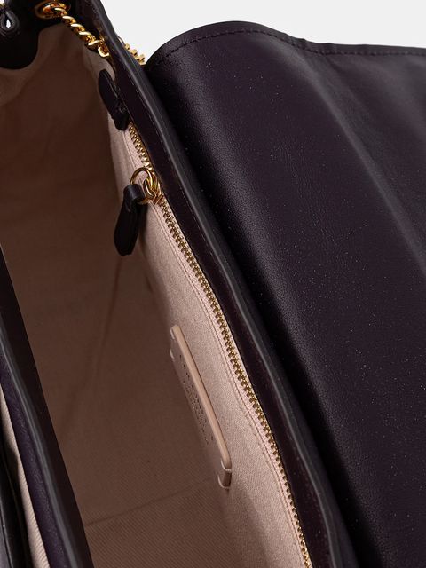 Coccinelle torebka skórzana COCCINELLE C-ME FLUFFY kolor fioletowy E1.SUE.12.01.01 - zdjęcie produktu nr 2