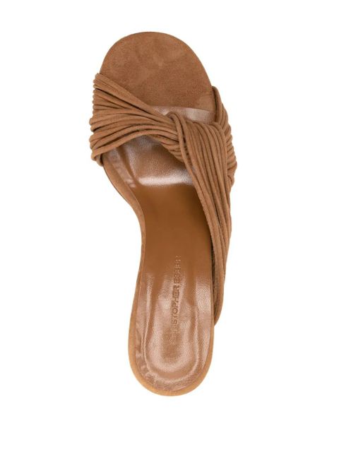 Christopher Esber 70mm Fender sandals - Neutrals