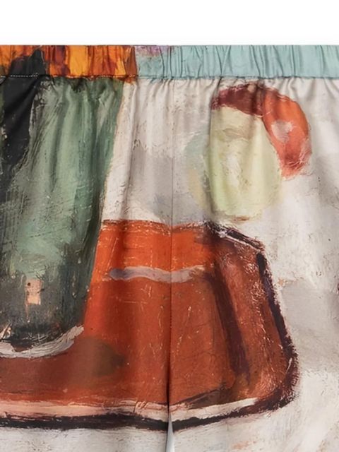 Nanushka Anne elastic-waist printed shorts - Neutrals - zdjęcie produktu nr 2