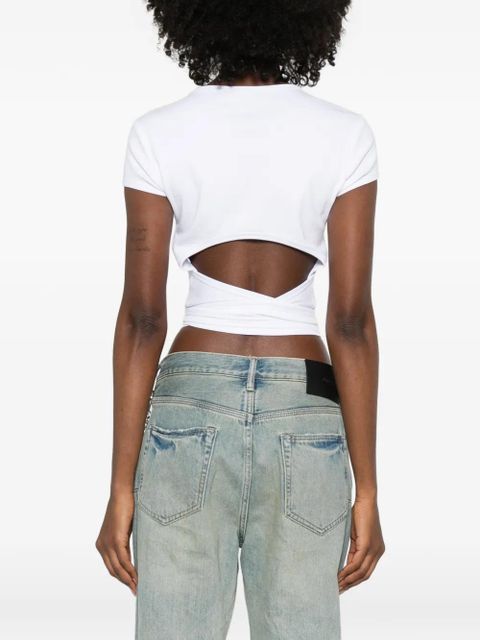 Diesel T-Bunny-Tail tie-waist T-shirt - White