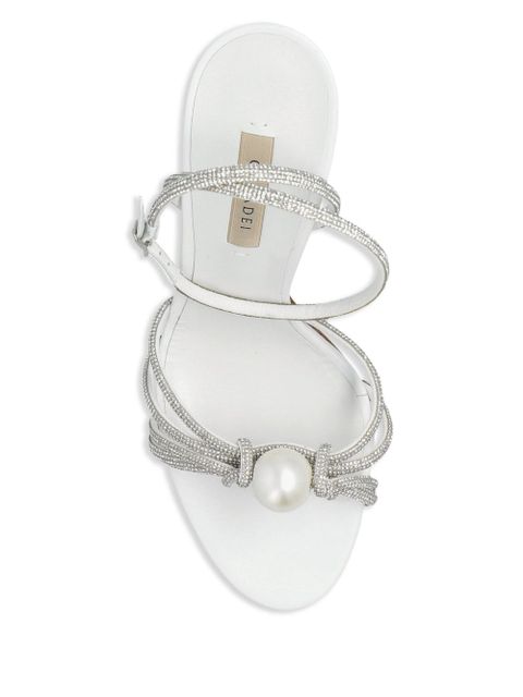 Casadei 100mm Blade C+C sandals - White