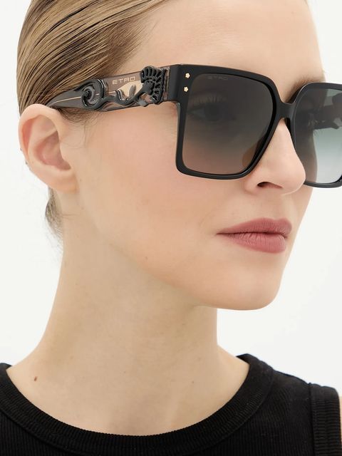 Etro okulary przeciwsłoneczne damskie kolor czarny ETRO 0104/S