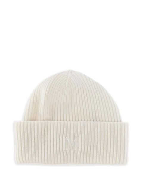 Max Mara ribbed beanie - White - zdjęcie produktu nr 1