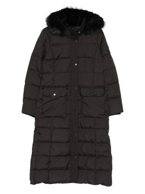 Lauren Ralph Lauren fur-trim coat - Black - zdjęcie produktu nr 1