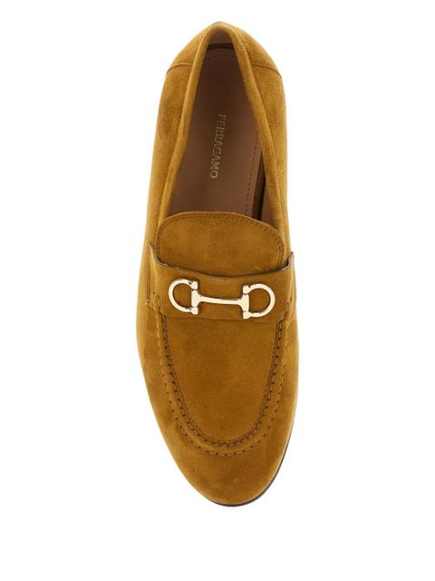Ferragamo gancini-detailed loafers - Brown
