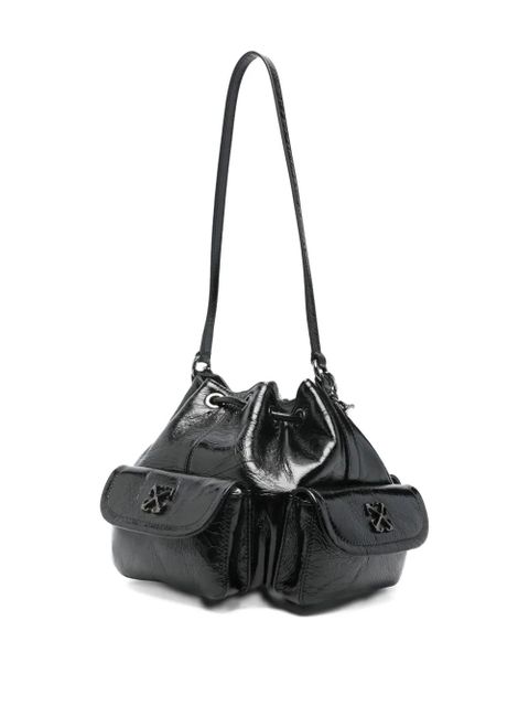 Off-White drawstring shoulder bag - Black - zdjęcie produktu nr 2