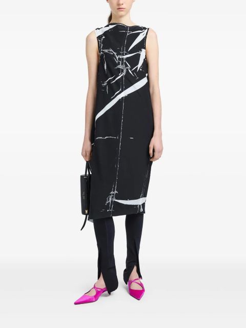 Proenza Schouler Ondine midi dress - Black