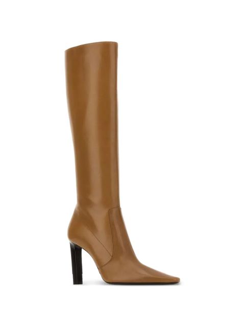 Saint Laurent Jerome leather boots - Brown - zdjęcie produktu nr 2
