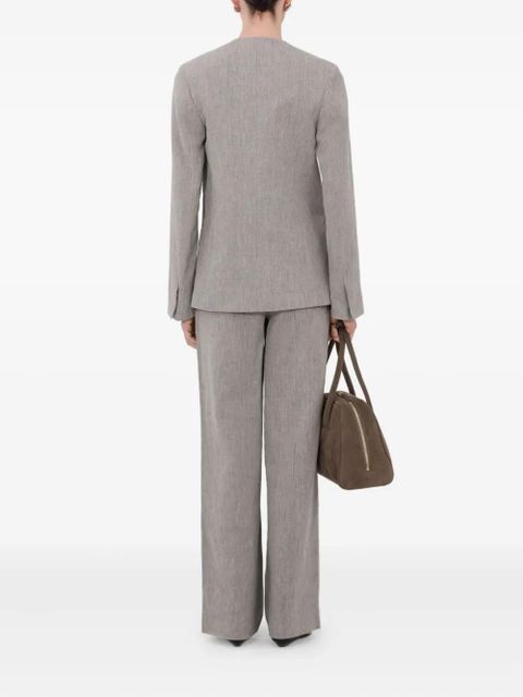 LouLou de Saison Suna asymmetrical blazer - Grey